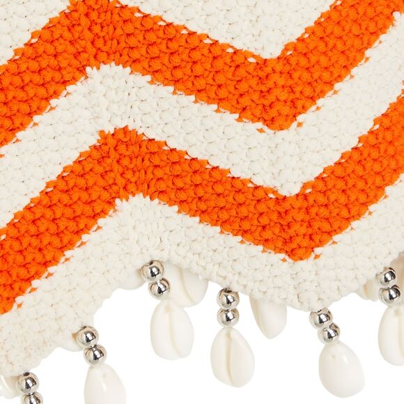 Sandro NWOT Cassandre Chevron Stripe Knit Crop Top - Picture 6 of 13